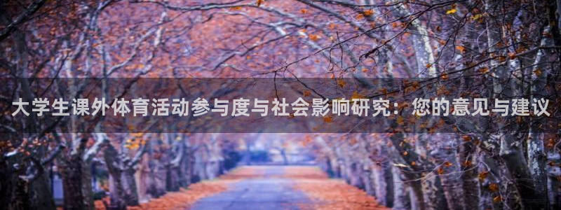 利记官方集团官网：大学生课外体育活动参与度与社会影响