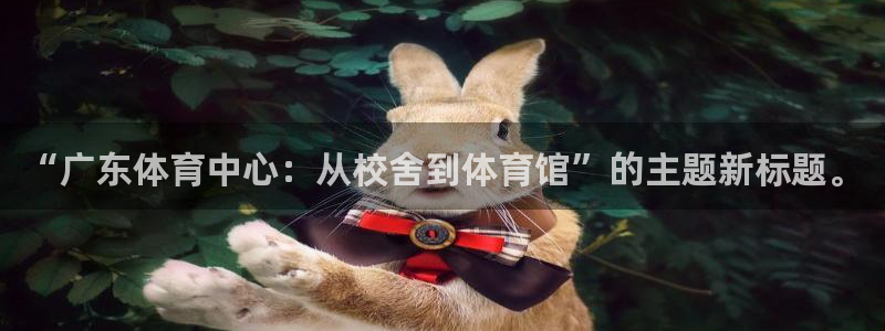 利记官方平台体育：“广东体育中心：从校舍到体育馆”的