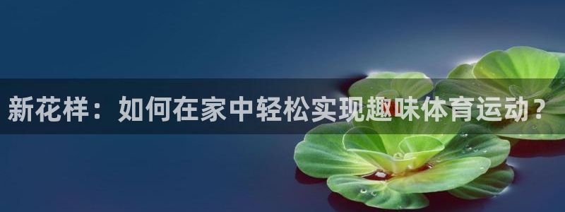 利记官网网址：新花样：如何在家中轻松