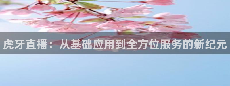 山猫体育直播jrs：虎牙直播：从基础应用到全方位服务的新纪元