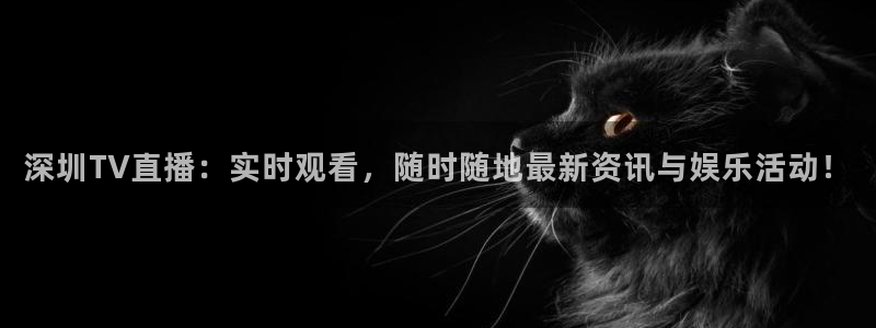 山猫体育直播nba：深圳TV直播：实时观看，随时随地最新资讯与娱乐活动！
